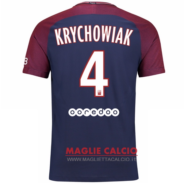 nuova maglietta paris saint germain 2017-2018 krychowiak 4 prima